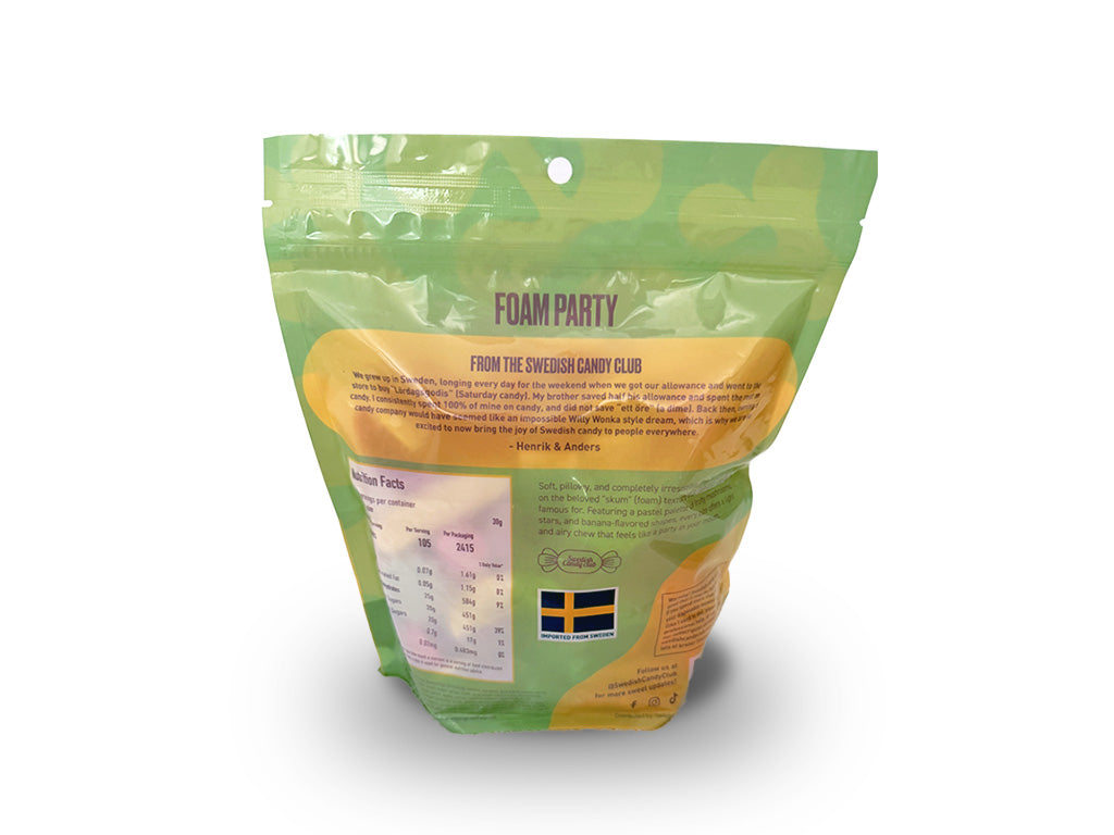 Foam Party - Swedish Foam Candies
